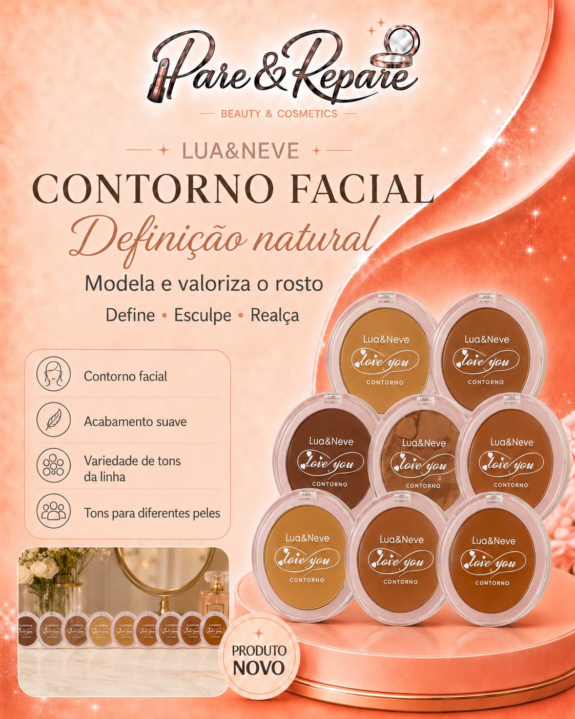 Contorno Facial Love You