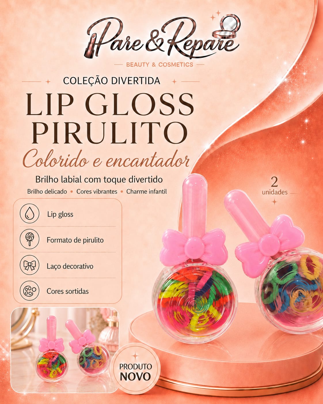 Lip Gloss Pirulito