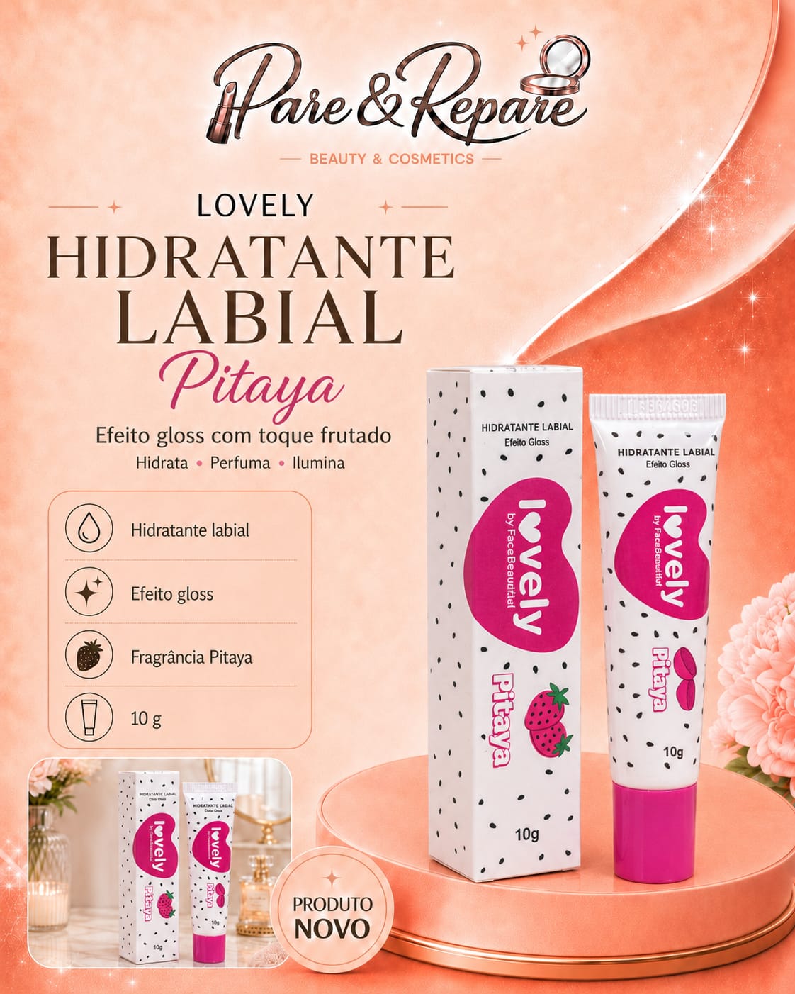 Hidratante Labial Pitaya 10g