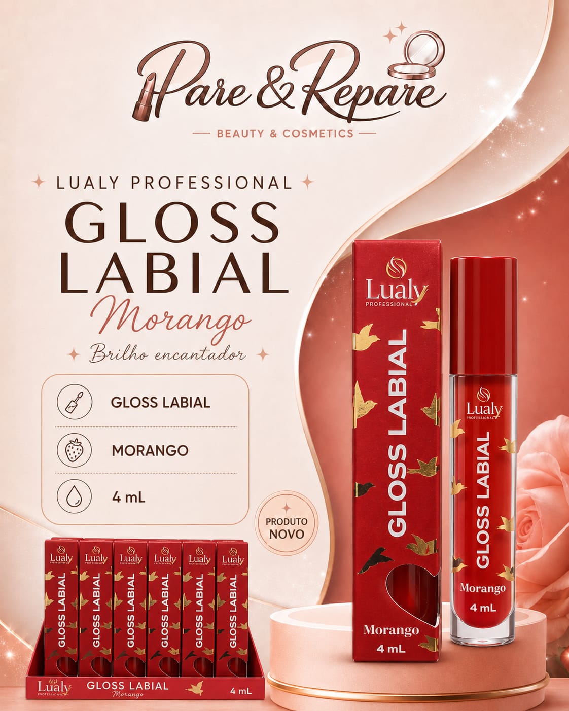 Gloss Labial Morango