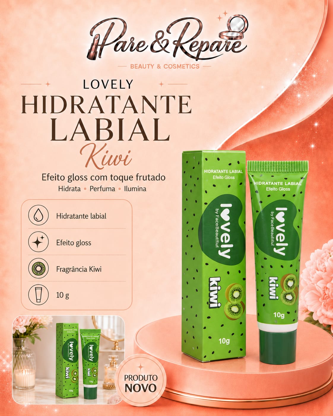 Hidratante Labial Kiwi 10g