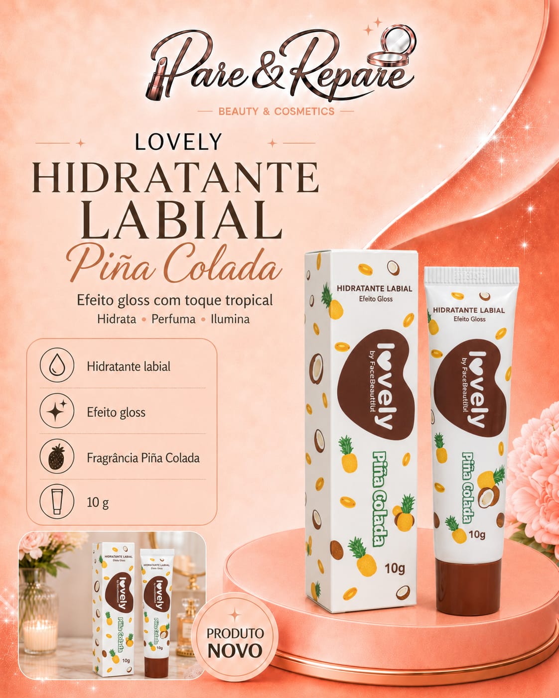 Hidratante Labial Pina Colada 10g