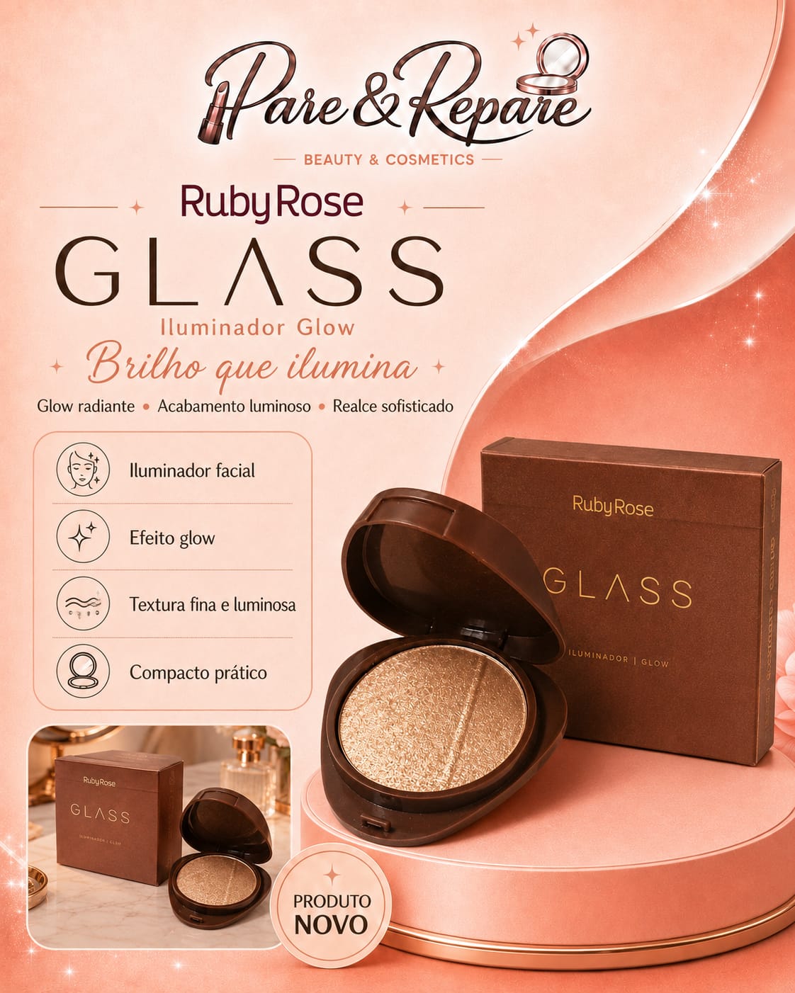 Glass Iluminador Glow
